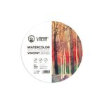 Vincent Vıncent Watercolor Daire Sketchbook 300GR 40CM 10 Sayfa Suluboya Defteri