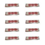 Vindex Çatal Kaşık Bıçak Poşeti - Afiyet Olsun Yazılı Baskılı - Şeffaf - 1 Kg. Lık 10 Paket