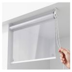 Vinil stor perdeler, şeffaf pencere gölgeleri , şeffaf su geçirmez stor perde , Ağır Hizmet Tipi Plastik Panjur , Pencere Kapı Gazebo Yatak Odası Bölme Perdeleri(W150*H230cm/W59.05*H90.5in)