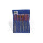 VINKO 10 lu Elmas Saatçi Eğe Seti 140 x 50 x 3 mm. (1 Takım)