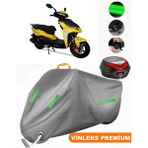 Vinleks Gri Motolux Rossi 50 Arka Çanta Uyumlu Motosiklet Brandası (Kilit Uyumlu)