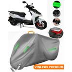 Vinleks Gri Motolux Rossi Rs 50 Arka Çanta Uyumlu Motosiklet Brandası (Kilit Uyumlu)