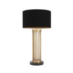 Vinner ABJ-FR01 Siyah Condo Eskitme Mat Gold Kaplama Metal Abajur