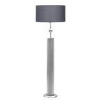 vinner Bercy Siyah Kaplama Kristal Küre Burgulu Metal Tek Ayaklı Lambader Violet Desenli VNRBERCYSBL013