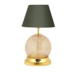 Vinner Broken Glass Gold Detaylı Cam Abajur