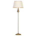 vinner Bronz Eskitme Kaplama Solid Burgulu Tek Ayaklı Metal Lambader - Konik Başlık Rengi Gri Kırçıl VNREDCHEL0090904