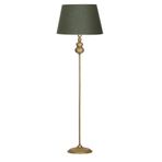 vinner Bronz Eskitme Kaplama Solid Burgulu Tek Ayaklı Metal Lambader - Konik Başlık Rengi Gri VNREDCSOL0030904