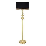 vinner Cabil Gold Kaplama Metal Lambader - Hasır Gri VNRLMBCBL0037