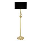 vinner Cabil Gold Kaplama Metal Lambader - Mavi Beyaz Ekose VNRLMBCBL0098