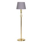 vinner Conic Eskitme Tek Ayaklı Metal Burgulu Lambader Gold Şeritli Haki Yeşil VNRCNCESBRLM0107028