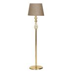 vinner Conic Eskitme Tek Ayaklı Metal Burgulu Lambader Hasır Gri VNRCNCESBRLM0107004