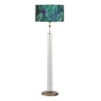 vinner Conic Gold Kaplama Paslanmaz Metal Tek Ayaklı Lambader - Siyah Beyaz Ekose VNRCONICNEWGLD014