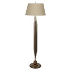 vinner Conic Krom Kaplame Metal Lambader - Krom Hasır Kahve VNRCNCKRM001003