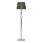 vinner Delhi Eskitme Çift Küre Kristal Taşlı Burgulu Metal Lambader Antrasit VNROTTOWAEBRL0107042