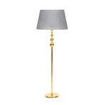 vinner Delhi Siyah Çift Küre Kristal Taşlı Metal Lambader - Sarı Beyaz Desenli VNRDELHILAMS0107039