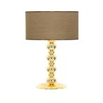 vinner Gold Kaplama Blanc Metal Abajur - Koyu Hasır Kahve VNR0606GBLNC002