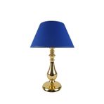 vinner Gold Kaplama Burgulu Metal Modern Abajur Prizma Başlık - Bordo VNRGLDBRGABJ026