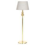 vinner Gold Kaplama Üçlü Küre Düz Tek Ayak Metal Lambader Konik Beyaz Başlık VNRGLDDZKR2903034