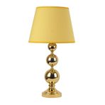 vinner Gold Kaplama Üçlü Küre Metal Abajur Gold Şeritli Başlık Antrasit VNR3GKABJ1704003