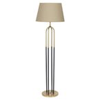 Vinner Houston Eskitme Mat Gold Detayli Metal Lambader - Hasir Bej