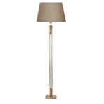 vinner Houston Eskitme Mat Gold Detaylı Metal Lambader - Krem Kırma VNRLMDHSTN01026