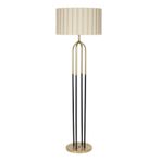 Vinner Houston Eskitme Mat Gold Detayli Metal Lambader - Krem Kirma