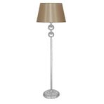 vinner Kristal Taşlı Üçlü Küre Gold Kaplama Metal Lambader - Gold Hasır A Kahve VNRKT3K01014