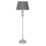 vinner Kristal Taşlı Üçlü Küre Gold Kaplama Metal Lambader - Pre Kahve VNRKT3K01020