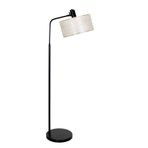 vinner Kristal Taşlı Üçlü Küre Krom Kaplama Metal Lambader - Leopar VNRKT3KKK01037