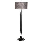 vinner Krom Kaplama Metal Lambader - Violet Desenli VNRCBLLMBDKRM011