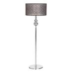 vinner Krom Kaplama Solid Düz Tek Ayak Metal Lambader Konik Bej Başlık VNR2903SLKRMDZ025