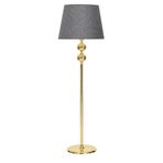 vinner Krom Kaplama Üçlü Küre Paslanmaz Metal Modern Lambader - Çuval Bezi VNRGLDKRM0017