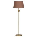 vinner Krom Kaplama Üçlü Küre Paslanmaz Metal Modern Lambader - Hasır Koyu Kahve VNRGLDKRM0013