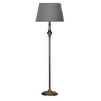 vinner Lille Krom Kaplama Üçlü Kare Kristal Detaylı Metal Lambader Etnic Desenli VNRKROMLILLELMBD029