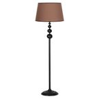 vinner Lille Krom Kaplama Üçlü Kare Kristal Detaylı Metal Lambader - Leopar Desenli VNRKROMLILLELMBD041