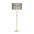 vinner LMD-FR07 Condo Eskitme Mat Gold Kaplama Metal Lambader - Siyah VNRLMDFR07001