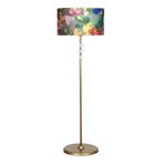 vinner Madelyn Gold Kaplama Burgulu Metal Lambader - Diagonal Ekose Desenli VNRMADGKLMB094