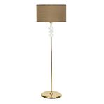 vinner Madelyn Gold Kaplama Burgulu Metal Lambader - Lale Desenli VNRMADGKLMB029