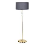 vinner Madelyn Gold Kaplama Burgulu Metal Lambader - Zebra Desenli VNRMADGKLMB041