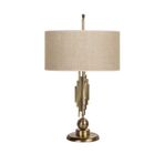 Vinner Marche Mka-01 Çuval Bezi Efektli Eskitme Mat Gold Metal Abajur