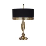 Vinner Marche Mka-01 Gold H Siyah Eskitme Mat Gold Metal Abajur
