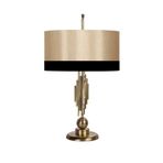 Vinner Marche Mka-01 Siyah Mataro Eskitme Mat Gold Metal Abajur