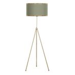 Vinner Noa Eskitme Tripod Boyu Ayarlanabilir Metal Gold Şeritli Haki Lambader