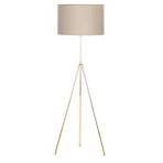 Vinner Noa Gold Kaplama Tripod Boyu Ayarlanabilir Metal Krem Lambader