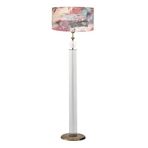 vinner Noa Gold Kaplama Tripod Boyu Ayarlanabilir Metal Lambader - Krem Wawe Desenli VNRNOAMTL1245
