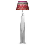 vinner Noa Krom Kaplama Tripod Boyu Ayarlanabilir Metal Lambader - Lale Desenli VNRNOAMTL1120