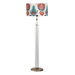 vinner Noa Krom Kaplama Tripod Boyu Ayarlanabilir Metal Lambader - Wawe Desenli VNRNOAMTL1132