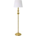 vinner Odeon Gold Kaplama Küre Detaylı Metal Çubuk Lambader - Violet VNRODNGLDLMB049
