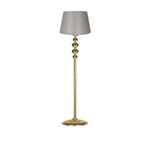 vinner Siyah Kaplama Conic Burgulu Tek Ayak Metal Lambader - Gold Şeritli Mataro Vizon VNR0906SBRGCNC025