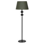 vinner Snake Statik Siyah Metal Tek Ayaklı Lambader - Krem Kırma VNRLMDSNK001041